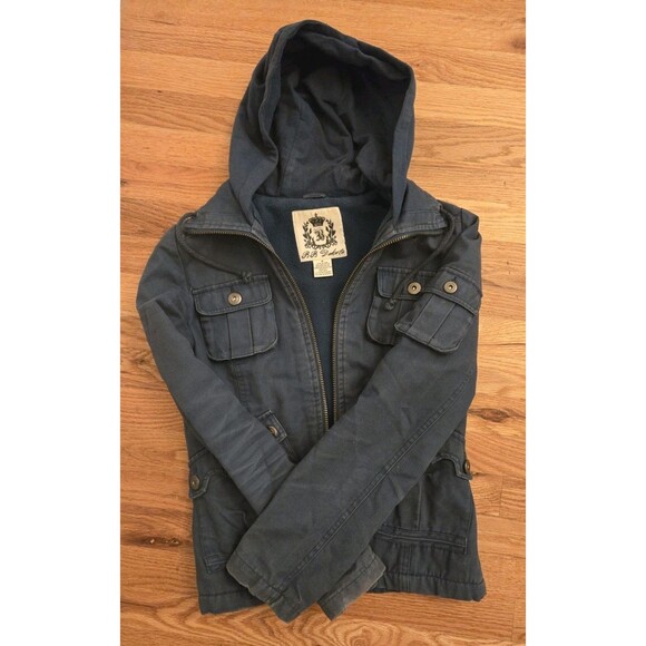 BB Dakota Cargo Jacket Lake Blue Jack ASO Bella Swan Twilight sz M. RARE. Y2K - Picture 10 of 14
